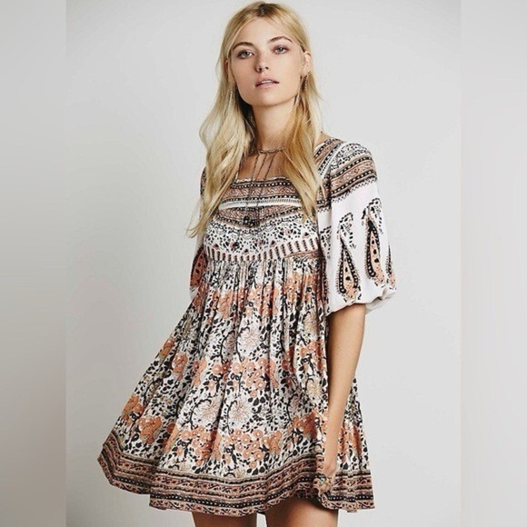 Free People Women Boho MidSummer Dream Dress Size: Small - Picture 1 of 8